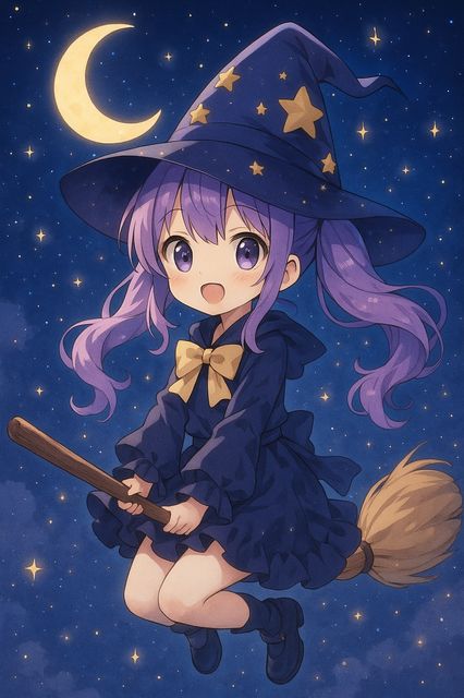 抖音风动漫-星空魔女